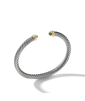 David Yurman 5MM Classic Cable Bracelet with Gold À commander