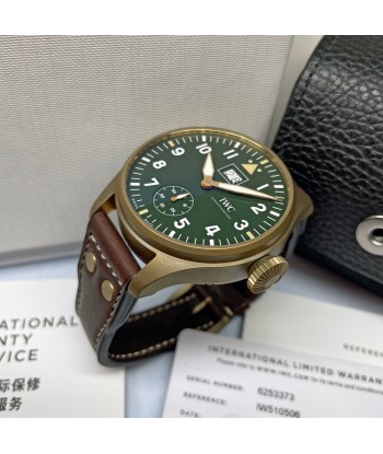 Pre-Owned IWC Spitfire Mission Accomplished Watch 46.2mm Green Bronze IW510506 le concept de la Pate a emporter 