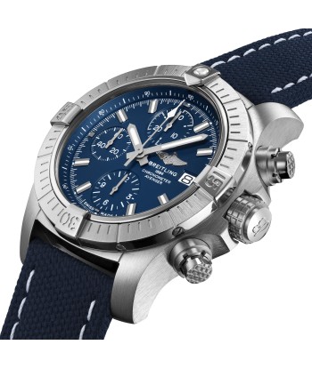 Pre-Owned Breitling Avenger Chronograph 43mm Blue Watch A13385101C1X2 les muscles