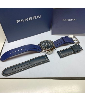 Pre-owned Panerai PAM01085 Blu Mare Blue Limited Steel Watch 44mm livraison gratuite