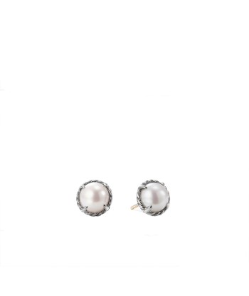 David Yurman Chatelaine Round 8MM Stud Earrings hantent personnes