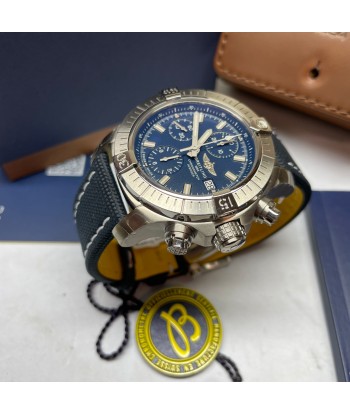 Pre-Owned Breitling Avenger Chronograph 43mm Blue Watch A13385101C1X2 les muscles