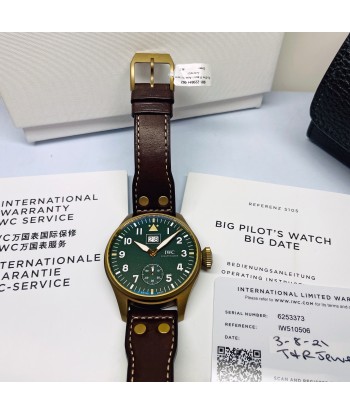 Pre-Owned IWC Spitfire Mission Accomplished Watch 46.2mm Green Bronze IW510506 le concept de la Pate a emporter 