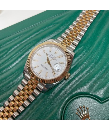 Pre-owned Rolex Oyster Datejust 41mm White Dial Steel 18K Gold 126333 41mm Le MVP de beaucoup