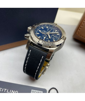 Pre-Owned Breitling Avenger Chronograph 43mm Blue Watch A13385101C1X2 les muscles