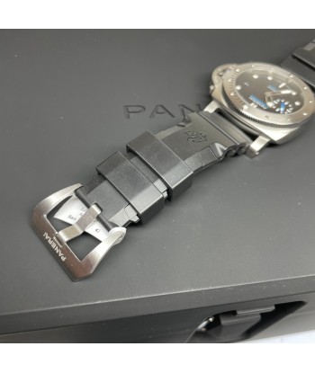 Pre-owned Panerai PAM00973 Submersible Blue Limited Steel Watch 42mm Le MVP de beaucoup