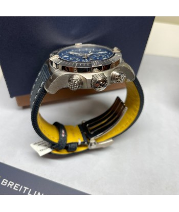 Pre-Owned Breitling Avenger Chronograph 43mm Blue Watch A13385101C1X2 les muscles