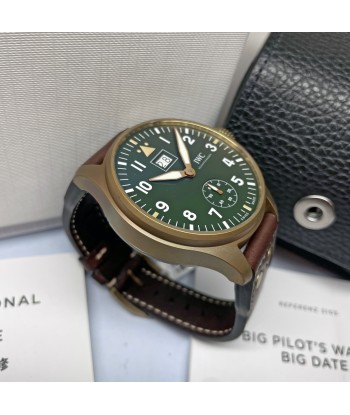 Pre-Owned IWC Spitfire Mission Accomplished Watch 46.2mm Green Bronze IW510506 le concept de la Pate a emporter 