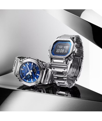 Casio G-Shock Navy Blue Steel Solar Bluetooth 2100 CasiOak GMB2100AD-2A des créatures d'habitude