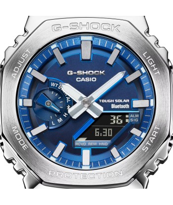 Casio G-Shock Navy Blue Steel Solar Bluetooth 2100 CasiOak GMB2100AD-2A des créatures d'habitude