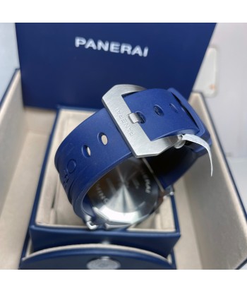 Pre-owned Panerai PAM01085 Blu Mare Blue Limited Steel Watch 44mm livraison gratuite