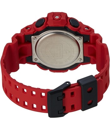 Casio G-Shock Red Black Analog-Digital Mens Watch GA700-4A Voir les baskets