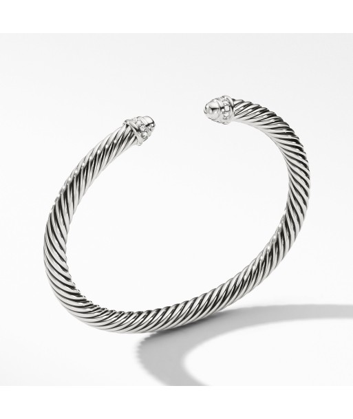 David Yurman 5MM Cable Classics Bracelet with Diamonds store