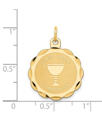 First Holy Communion Charm 14K Gold vente chaude votre 