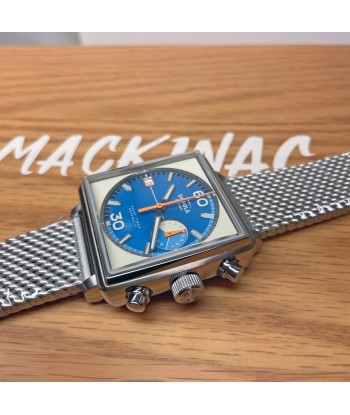 Shinola 40MM Mackinac Bermuda Blue Yacht Timer Square Watch Limited Edition S0120267029 votre restaurant rapide dans 