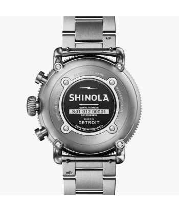 Shinola 48MM Runwell Sport Chrono 48mm Green Titanium Watch S0120282839 Toutes les collections ici