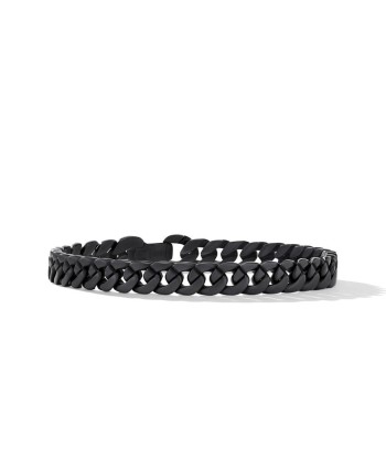 David Yurman Gents Curb Chain Bracelet in Black Titanium, 8mm vente chaude votre 