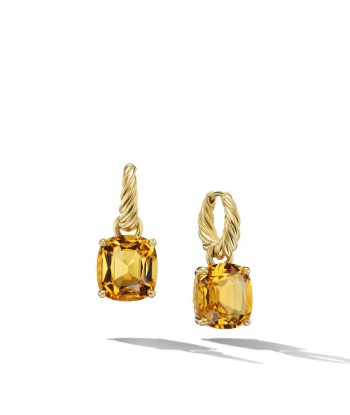 David Yurman Marbella Drop Earrings in 18K Yellow Gold with Citrine, 25mm acheter