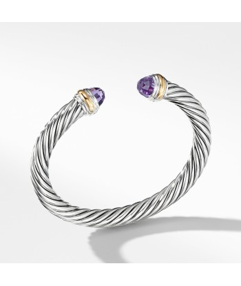 David Yurman 7MM Cable Bracelet with Amethyst and 14K Gold suggérées chez