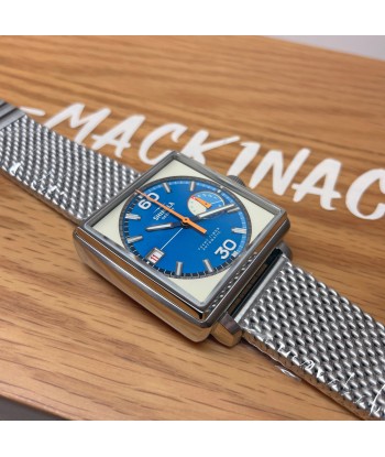 Shinola 40MM Mackinac Bermuda Blue Yacht Timer Square Watch Limited Edition S0120267029 votre restaurant rapide dans 