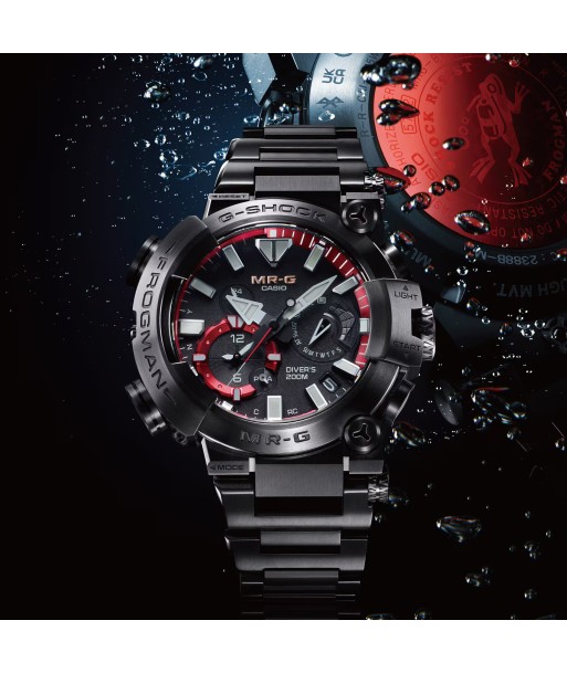 Casio G-Shock MRG Frogman MRGBF1000B-1A Red Titanium Limited Ed. Dive Watch 2 - 3 jours ouvrés.