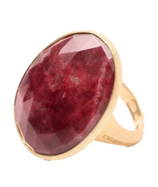 Marco Bicego Lunaria 18K Yellow Gold Cocktail Ring With Thulite acheter