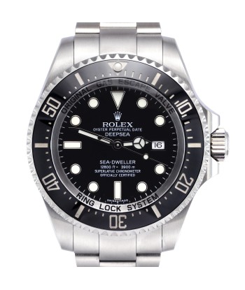 Pre-Owned Rolex Sea Dweller DeepSea Oyster Steel 44mm Black Watch 126660 de France