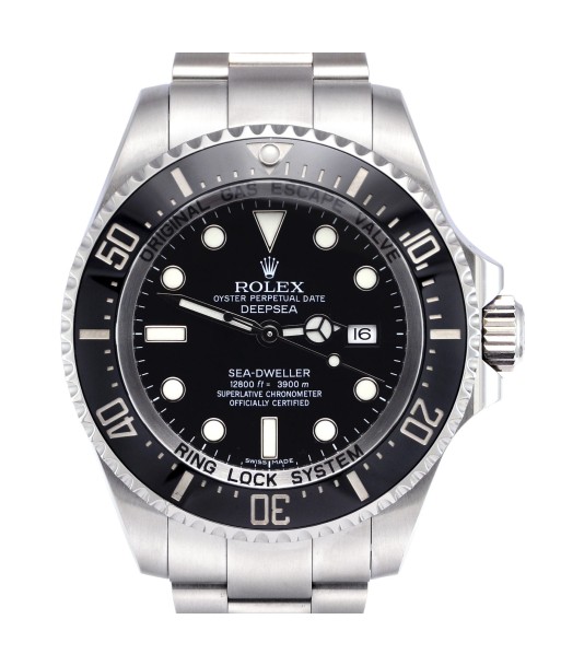 Pre-Owned Rolex Sea Dweller DeepSea Oyster Steel 44mm Black Watch 126660 de France