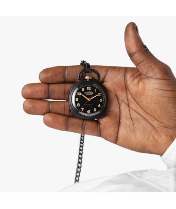 Shinola The Elijah McCoy Mechanic Pocket Watch 45mm Limited Edition les ligaments