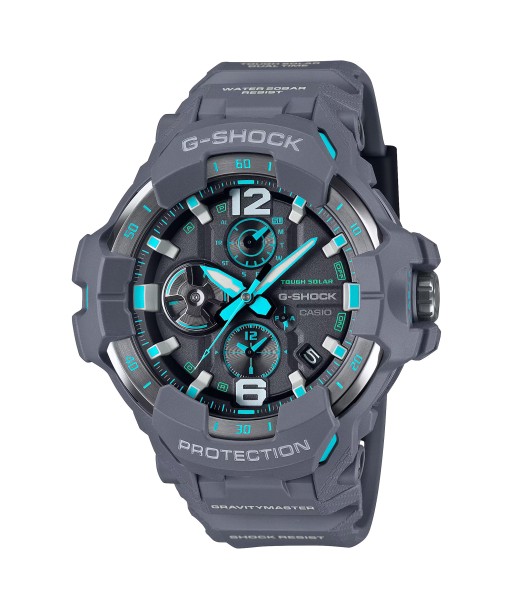 CASIO G-SHOCK GRB300-8A2Gravity Master Grey Blue Bluetooth Pilot Watch en ligne des produits 