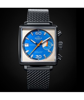 Shinola 40MM Mackinac Bermuda Blue Yacht Timer Square Watch Limited Edition S0120267029 votre restaurant rapide dans 