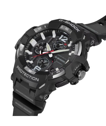 CASIO G-SHOCK GRB300-1A4 Gravity Master Black Solar Bluetooth Pilot Watch destockage