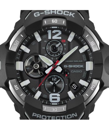 CASIO G-SHOCK GRB300-1A4 Gravity Master Black Solar Bluetooth Pilot Watch destockage