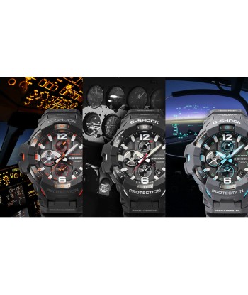 CASIO G-SHOCK GRB300-8A2Gravity Master Grey Blue Bluetooth Pilot Watch en ligne des produits 