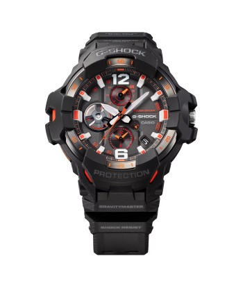 CASIO G-SHOCK GRB300-1A4 Gravity Master Black Orange Bluetooth Pilot Watch En savoir plus