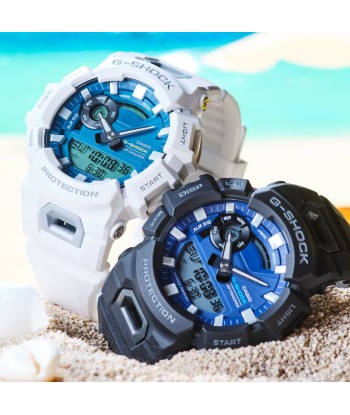 Casio G-Shock StepTracker Analog-Digital Blue White Watch GBA900CB-7A Jusqu'à 80% De Réduction