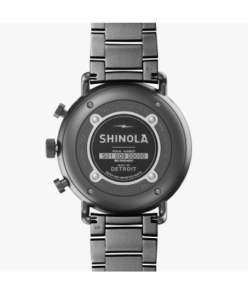 Shinola 45MM Canfield Sport Gunmetal 45mm Watch S0120224031 store