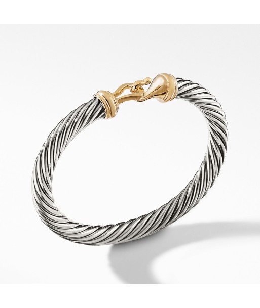 David Yurman Buckle Bracelet with Gold Hook Clasp Découvrez la collection