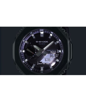 Casio G-Shock Black Steel Bezel CasiOak GBM2100-1A Bluetooth Solar Watch Comparez et commandez 