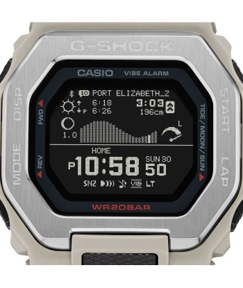 Casio G-SHOCK G-LIDE GBX100-8 Neutral Sand Surf Surfer Men's Tide Watch Dans la société mordern