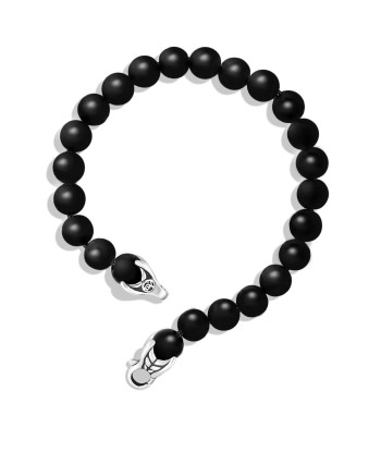 Men's Spiritual Beads Bracelet with Black Onyx 8MM Les magasins à Paris