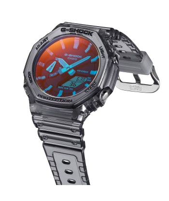 Casio G-Shock CasiOak Beach Time Lapse Orange Watch GA2100TLS-8A votre