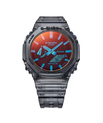 Casio G-Shock CasiOak Beach Time Lapse Orange Watch GA2100TLS-8A votre