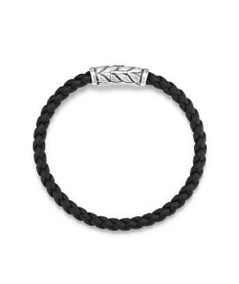 David Yurman Men's Chevron Bracelet in Black 6mm Découvrez la collection