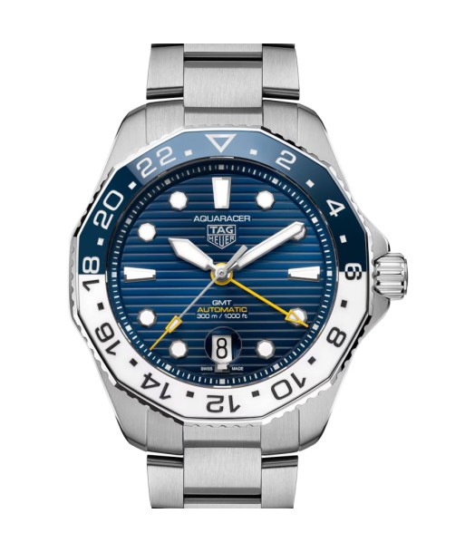 Pre-owned TAG Heuer Automatic 300 GMT Blue White Watch WBP2010.BA0632 Voir les baskets