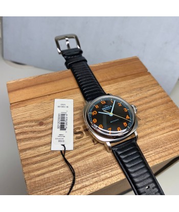 Shinola 39mm The Mechanic Watch Black Dial Original Orange S0120235328 Voir les baskets