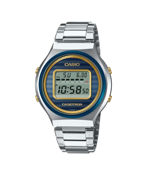 Casio Casiotron 50th Anniversary Bluetooth Solar Watch TRN50SS-2A Blue Gold outlet