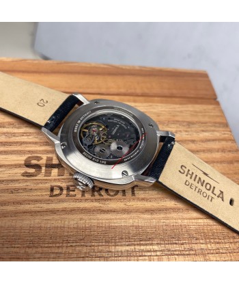 Shinola 39mm The Mechanic Watch Black Dial Original Orange S0120235328 Voir les baskets