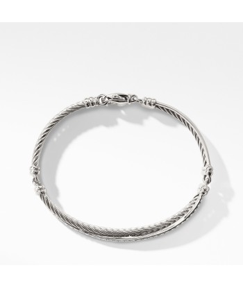 David Yurman Crossover Bracelet with Diamonds Comparez plus de prix