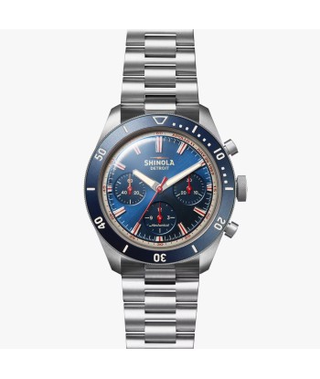 Shinola Mooncraft Monster Apollo 11 Sea Blue Chrono 43mm Watch Limited Comparez plus de prix